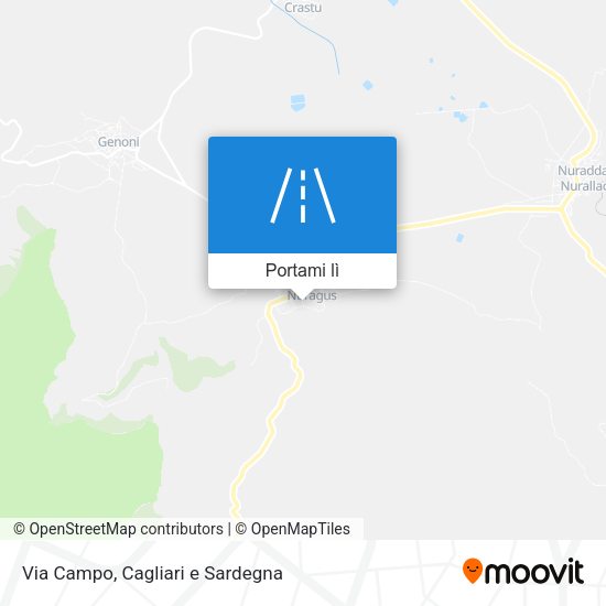 Mappa Via Campo