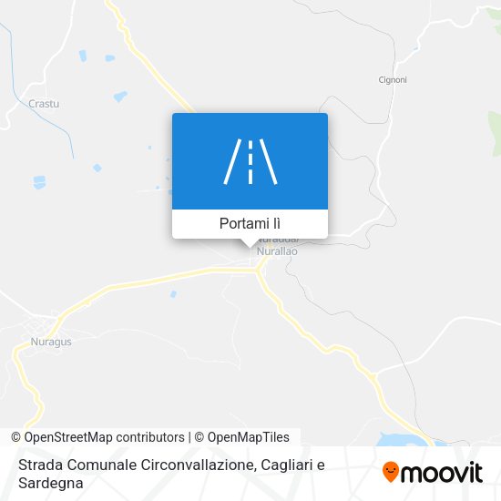 Mappa Strada Comunale Circonvallazione