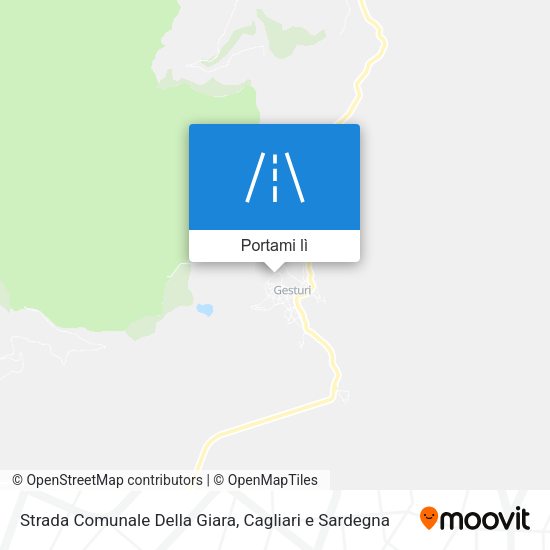 Mappa Strada Comunale Della Giara