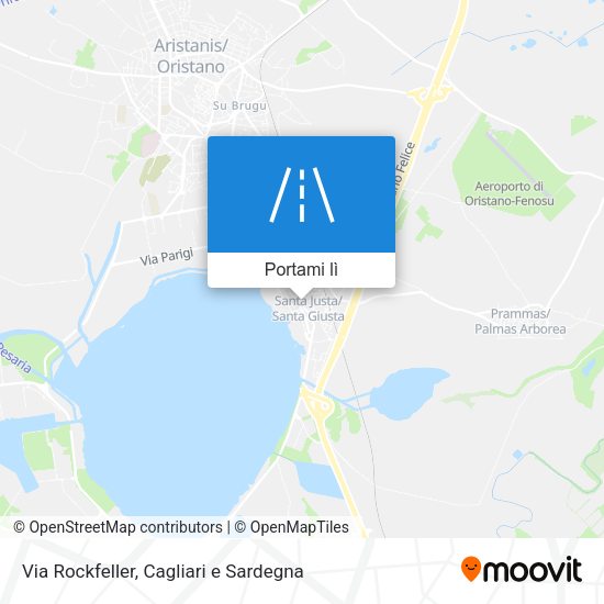 Mappa Via Rockfeller