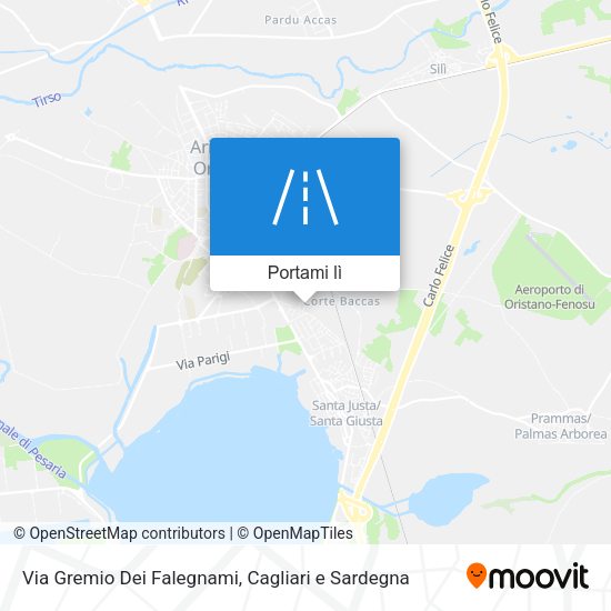 Mappa Via Gremio Dei Falegnami