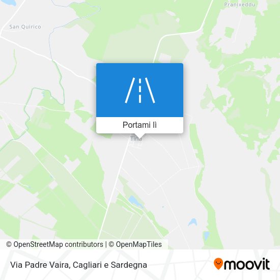 Mappa Via Padre Vaira