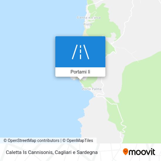 Mappa Caletta Is Cannisonis