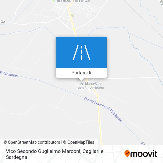 Mappa Vico Secondo Guglielmo Marconi