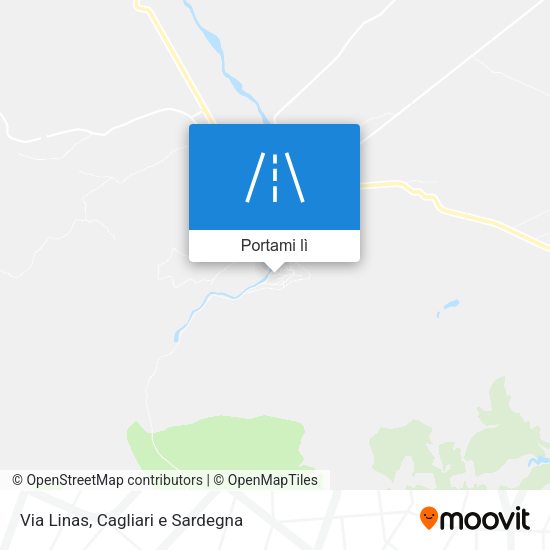 Mappa Via Linas