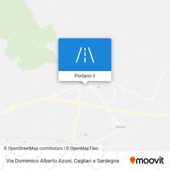 Mappa Via Domenico Alberto Azuni
