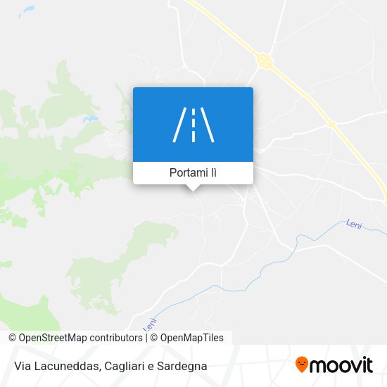 Mappa Via Lacuneddas