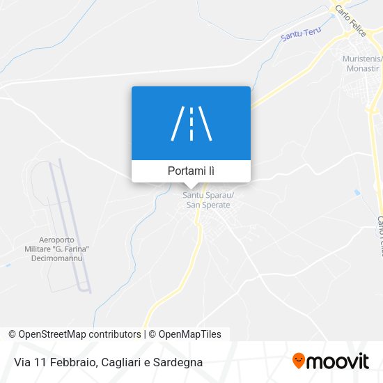 Mappa Via 11 Febbraio