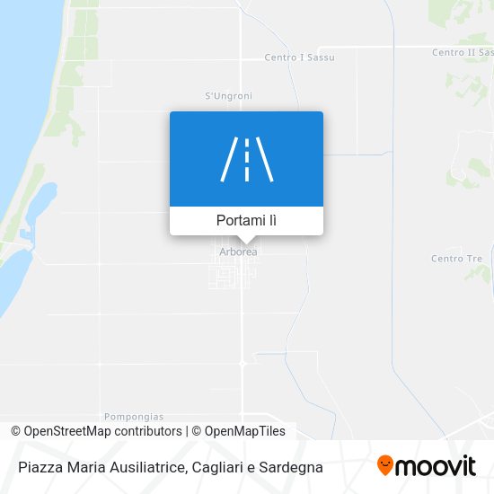 Mappa Piazza Maria Ausiliatrice