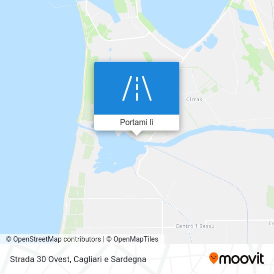 Mappa Strada 30 Ovest
