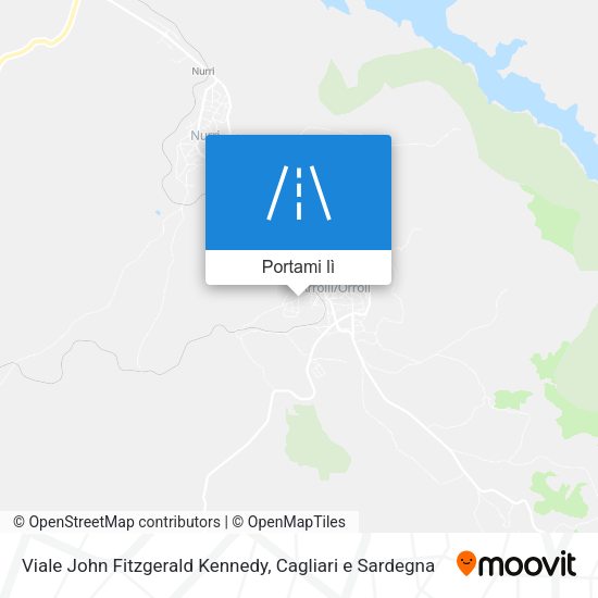 Mappa Viale John Fitzgerald Kennedy