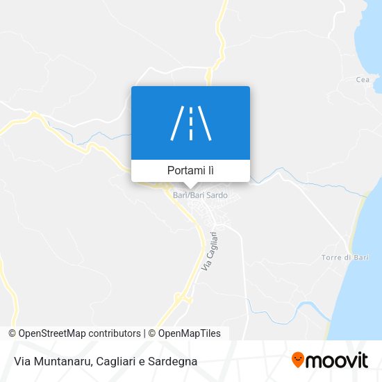 Mappa Via Muntanaru