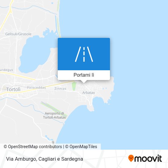 Mappa Via Amburgo