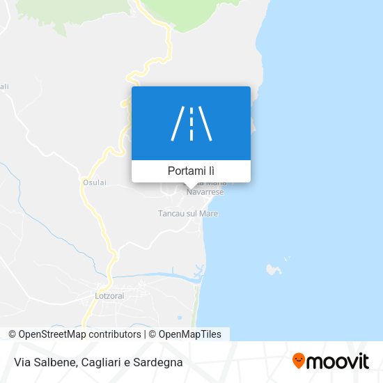 Mappa Via Salbene
