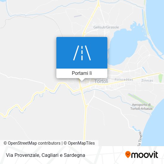 Mappa Via Provenzale