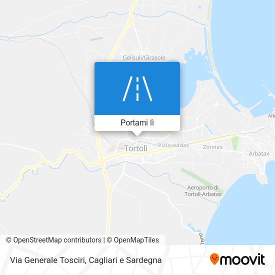 Mappa Via Generale Tosciri