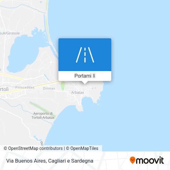 Mappa Via Buenos Aires