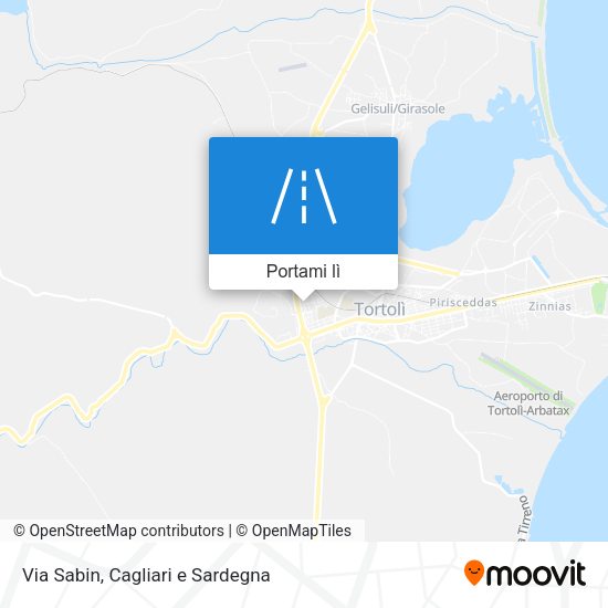 Mappa Via Sabin