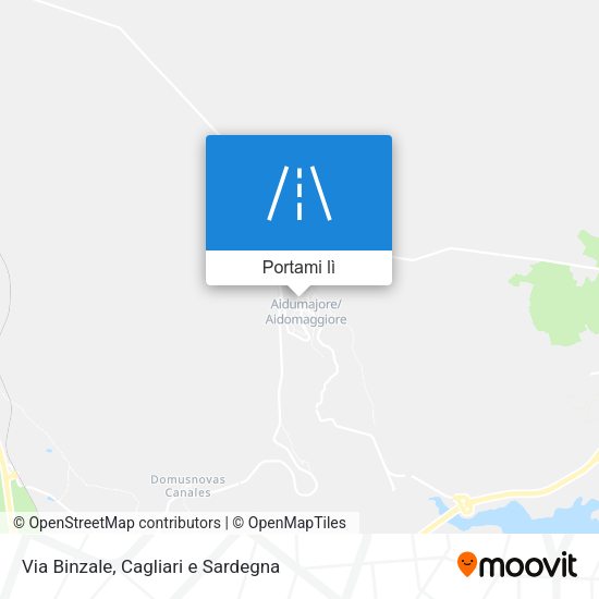 Mappa Via Binzale
