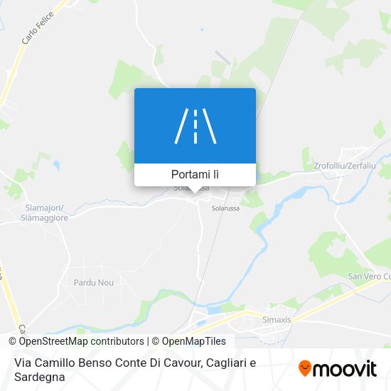 Mappa Via Camillo Benso Conte Di Cavour