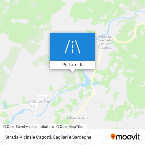 Mappa Strada Vicinale Cagotti