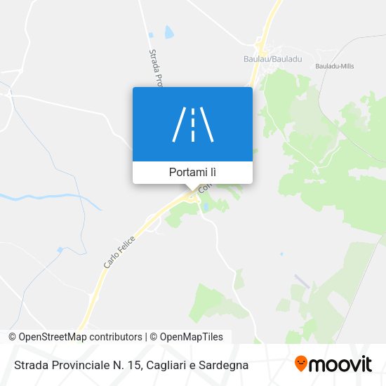 Mappa Strada Provinciale N. 15