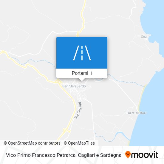 Mappa Vico Primo Francesco Petrarca