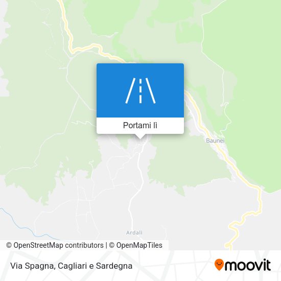 Mappa Via Spagna