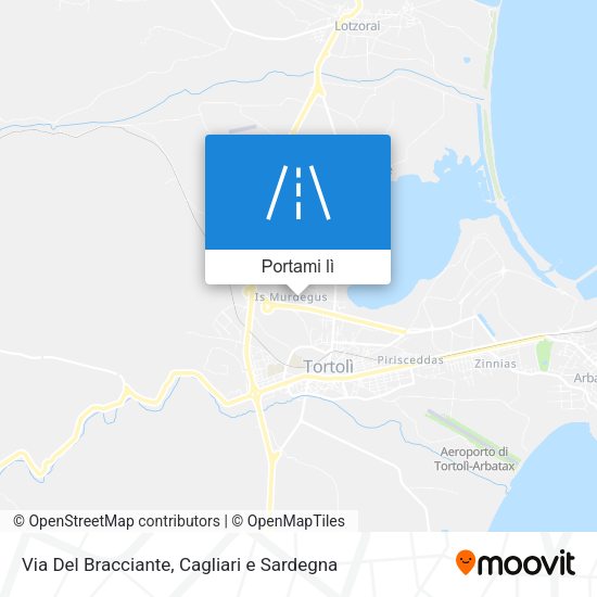 Mappa Via Del Bracciante