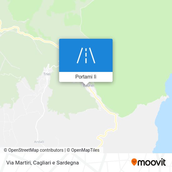 Mappa Via Martiri
