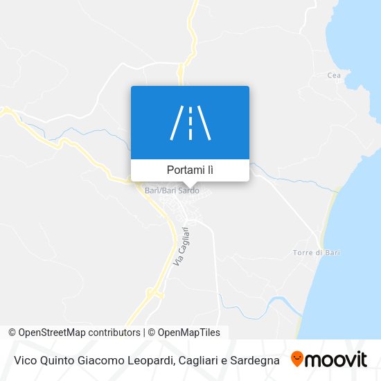 Mappa Vico Quinto Giacomo Leopardi
