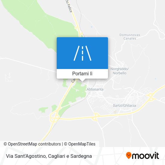 Mappa Via Sant'Agostino