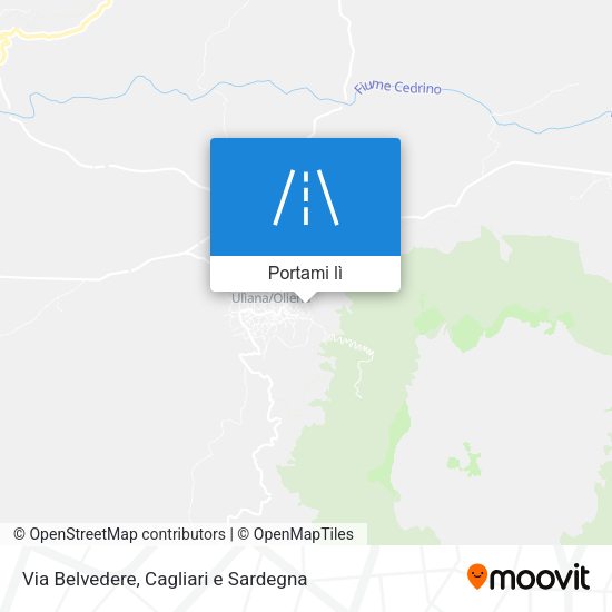 Mappa Via Belvedere
