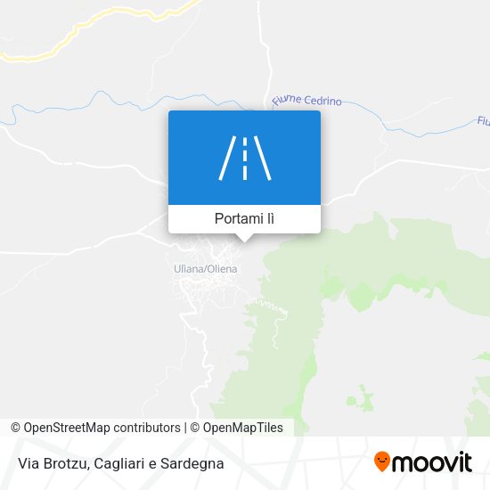 Mappa Via Brotzu