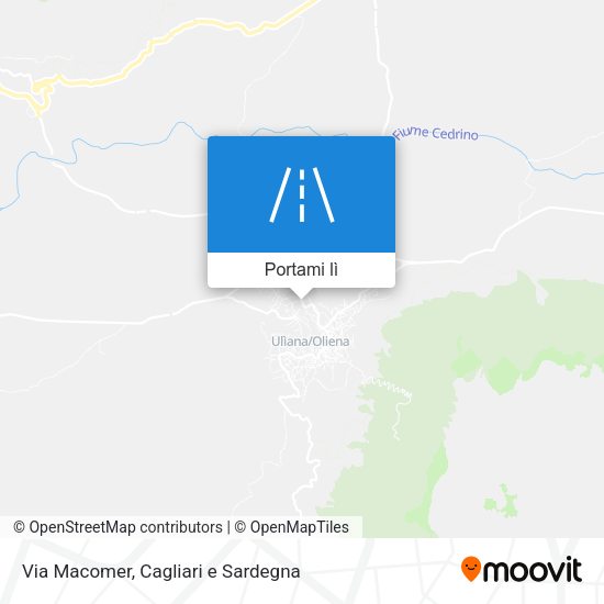 Mappa Via Macomer