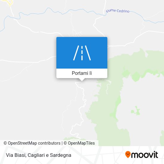 Mappa Via Biasi