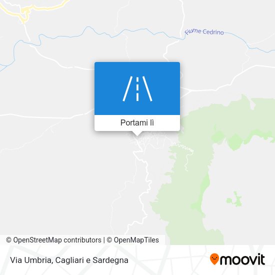 Mappa Via Umbria