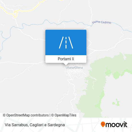 Mappa Via Sarrabus