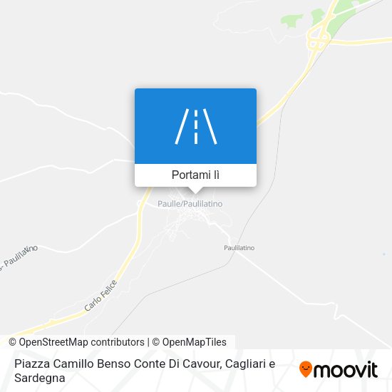 Mappa Piazza Camillo Benso Conte Di Cavour