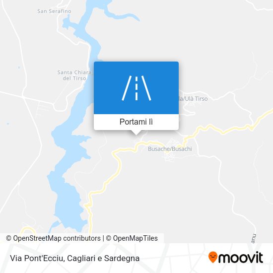 Mappa Via Pont'Ecciu