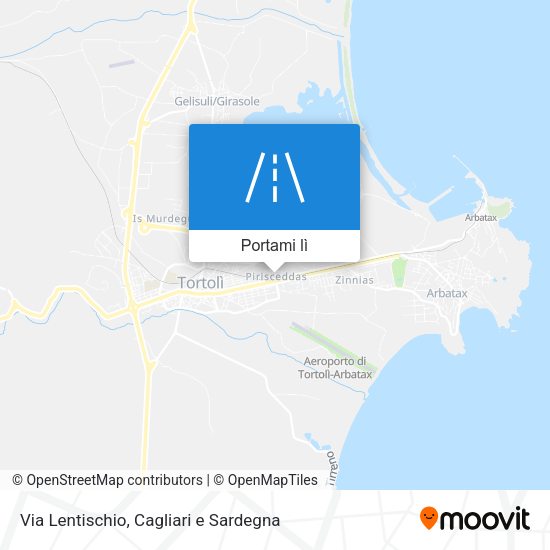 Mappa Via Lentischio