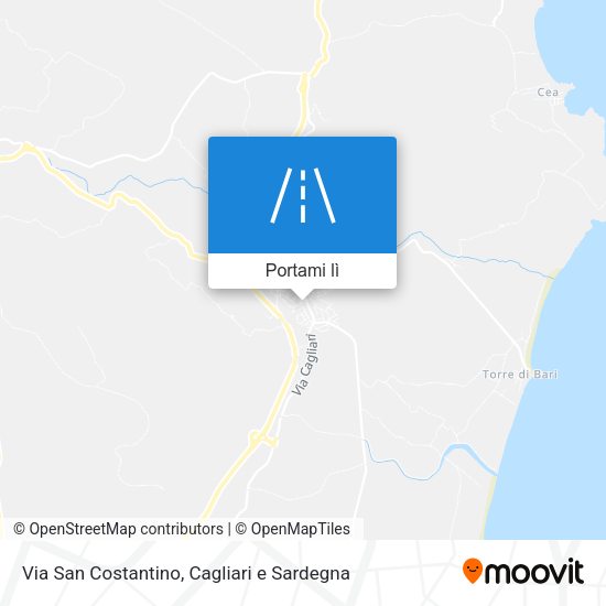Mappa Via San Costantino