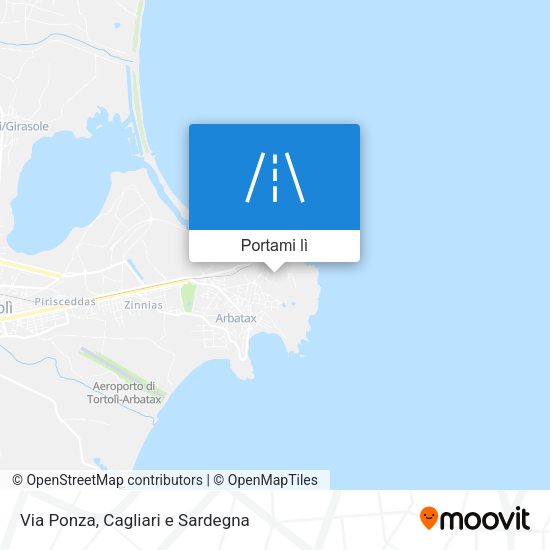 Mappa Via Ponza