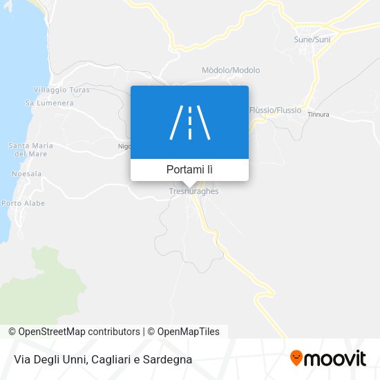 Mappa Via Degli Unni