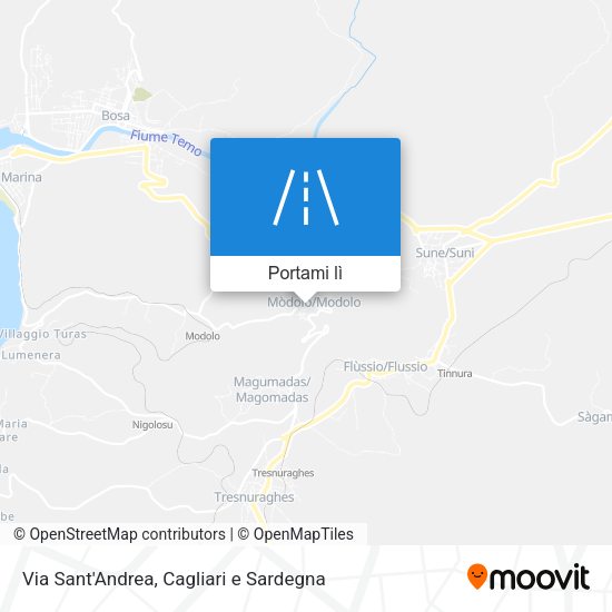 Mappa Via Sant'Andrea