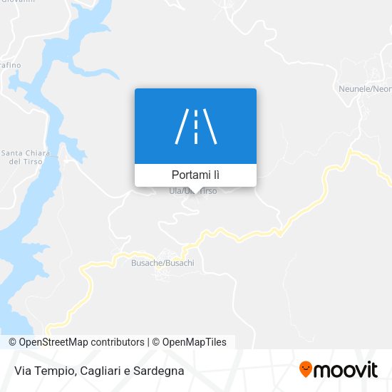 Mappa Via Tempio
