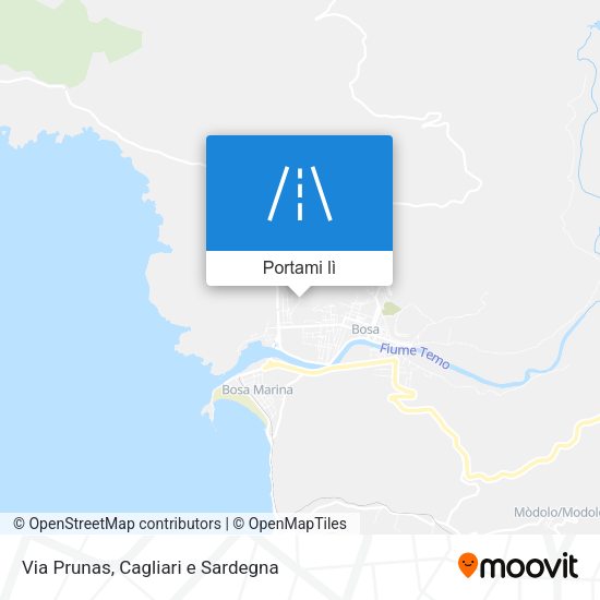 Mappa Via Prunas