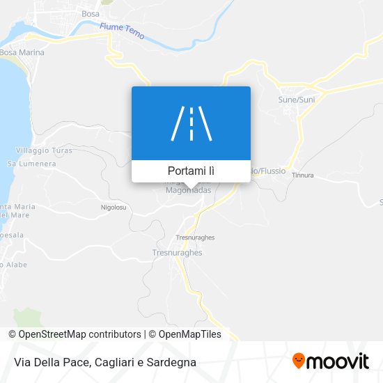 Mappa Via Della Pace