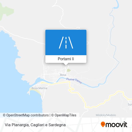 Mappa Via Planargia