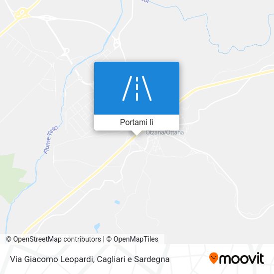 Mappa Via Giacomo Leopardi